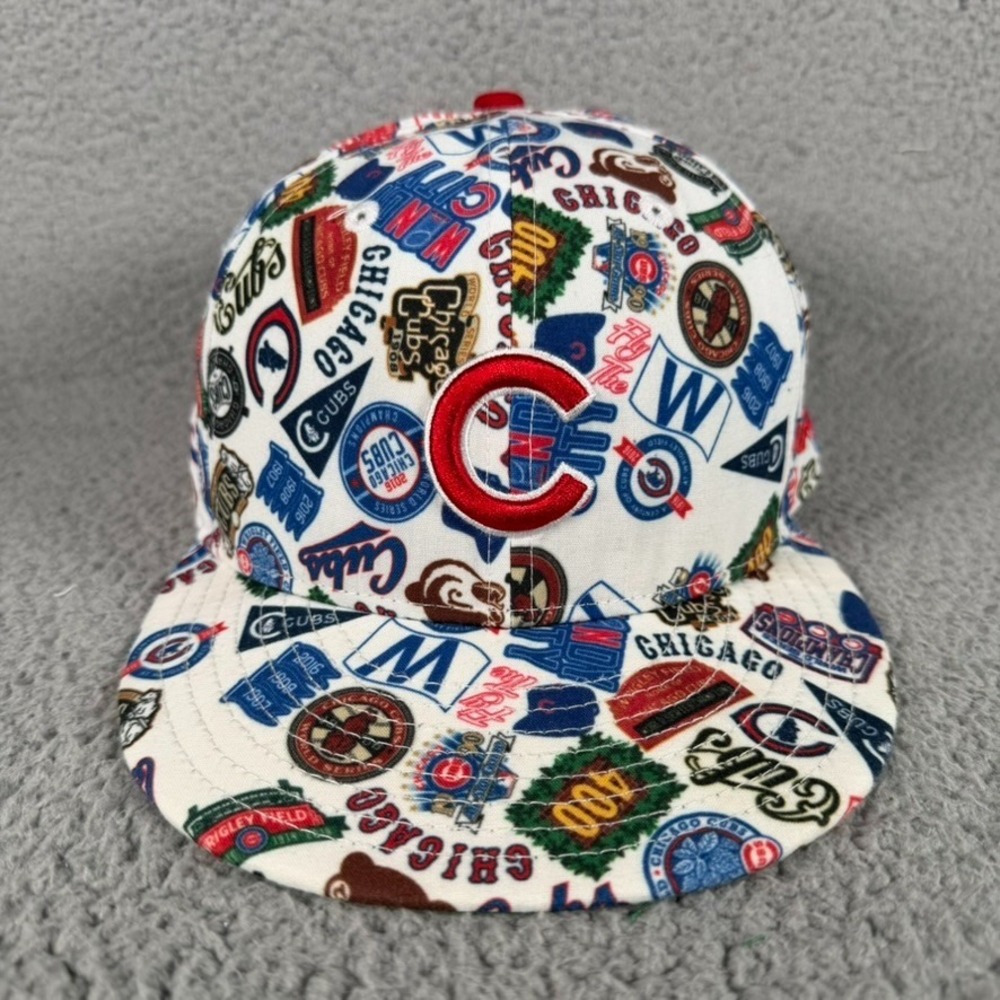 Chicago Cubs Logos Archive Cap Unisex Onesize Snapback Baseball MLB New Era Logo